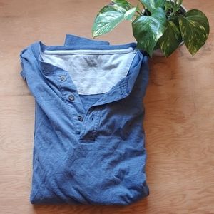Long sleeve blue shirt